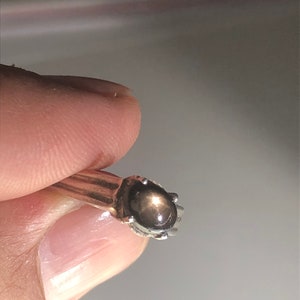 Genuine star sapphire ring
