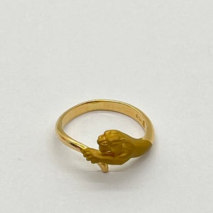 Carrera y Carrera 18k Authentic Gold Panther Ring