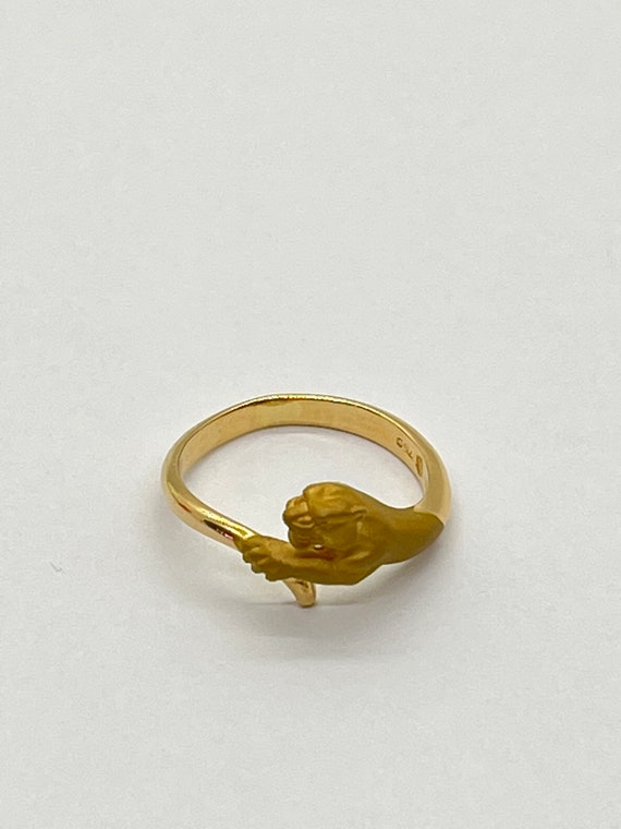 Carrera y Carrera 18k Authentic Gold Panther Ring