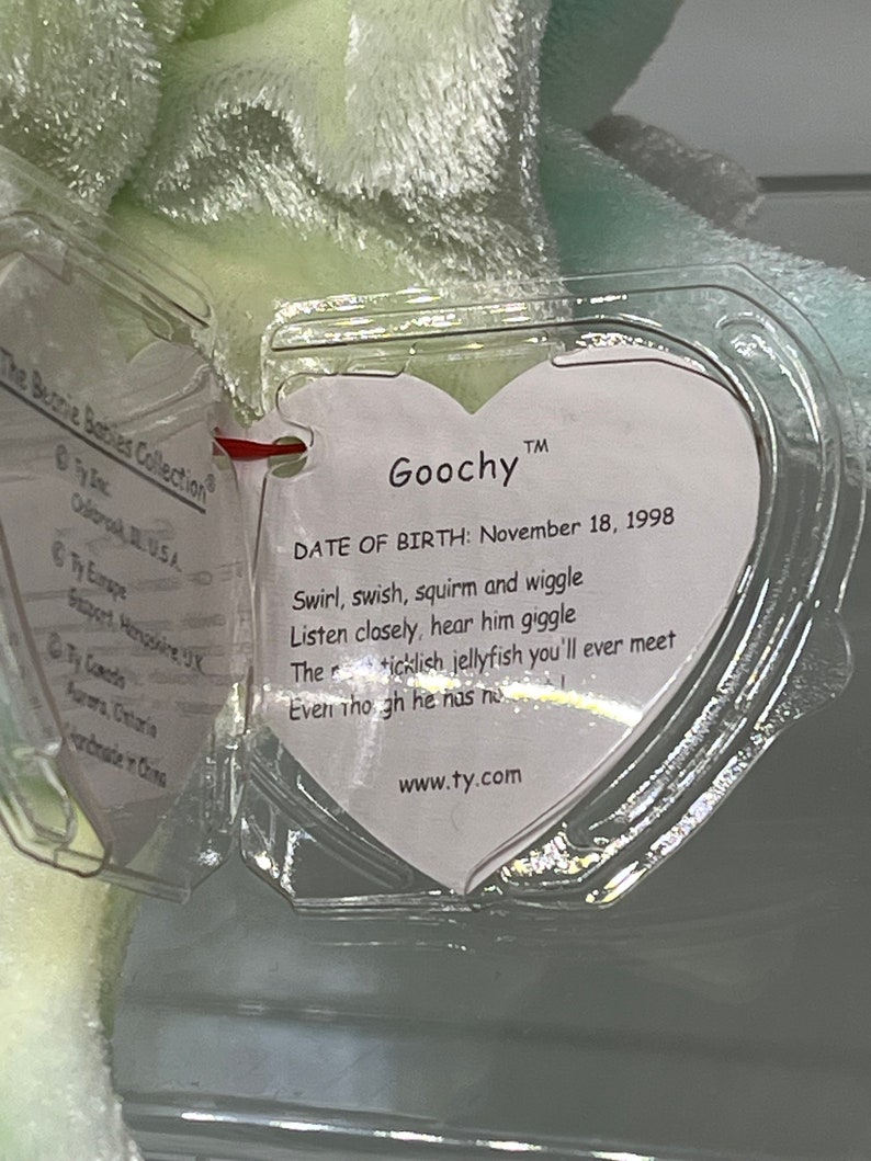 Goochy Jellyfish TY Beanie Baby BRAND NEW - Etsy