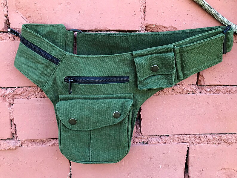 Travel Belt Festival utility belt Hip Bag Steampunk Belt bag Unisex Ri\u00f1onera pernera Cotton belt bag leg holster Biker Bag