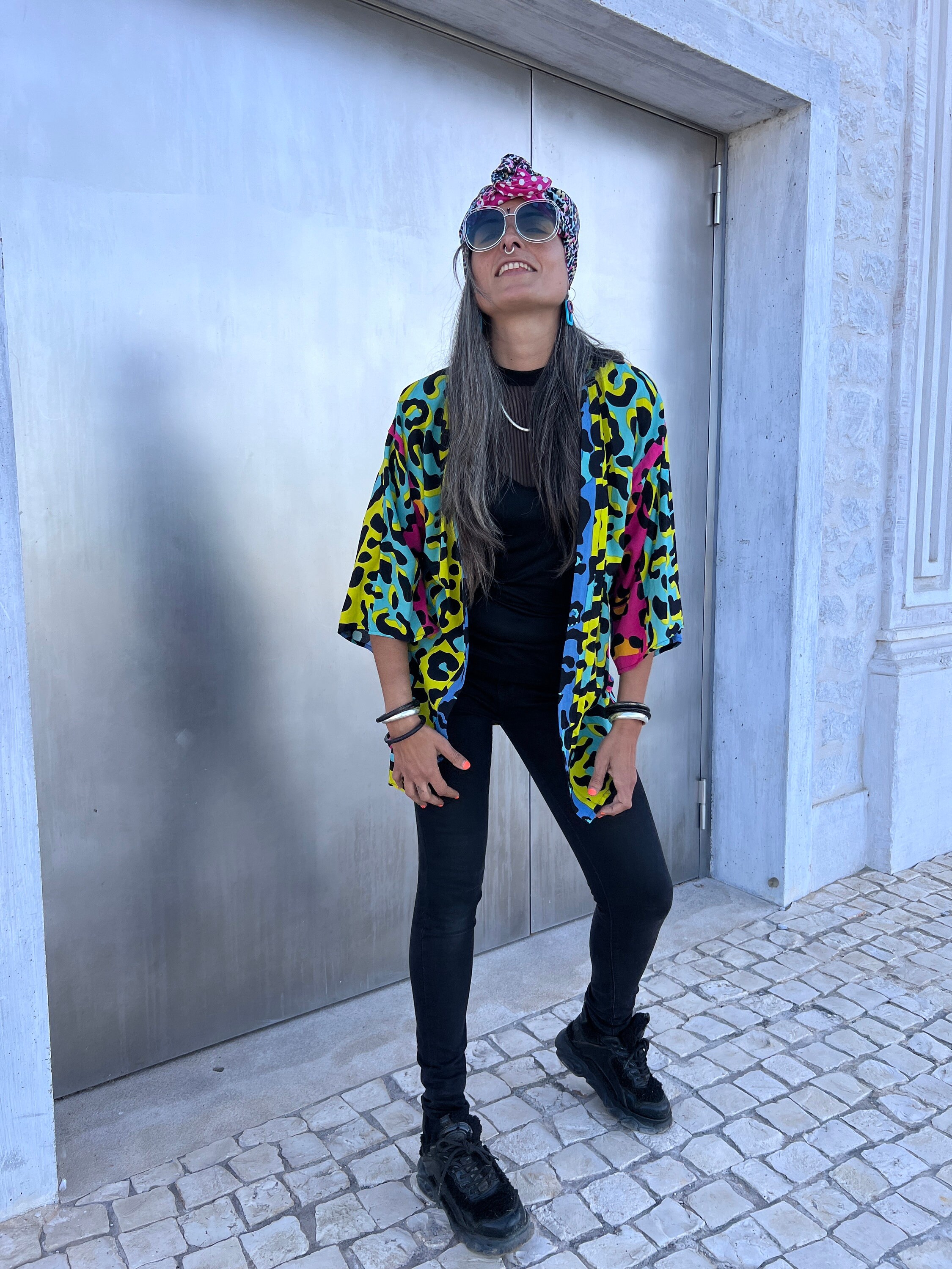Cárdigan de kimono con estampado animal, encubrimiento, blusa estilo kimono, chaqueta de kimono