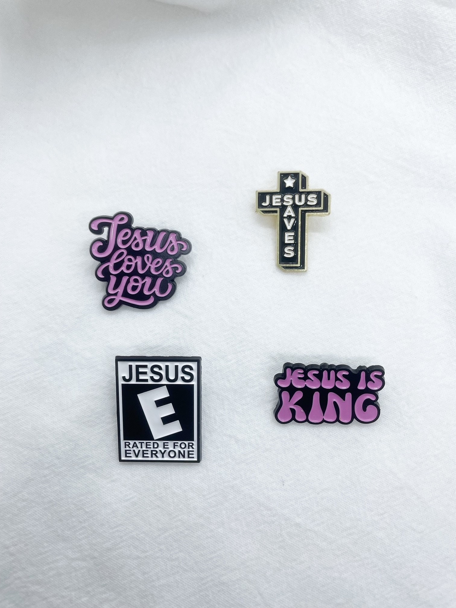 Religious brooches best sale