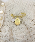 Catholic baby gift, St Michael Protection pin, Baptism gifts, Custom Christening gift, Personalised new baby girl or boy present. product logo
