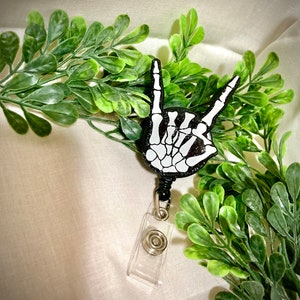 Skeleton ID Badge Reel