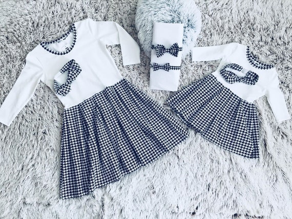 matching little girl dresses