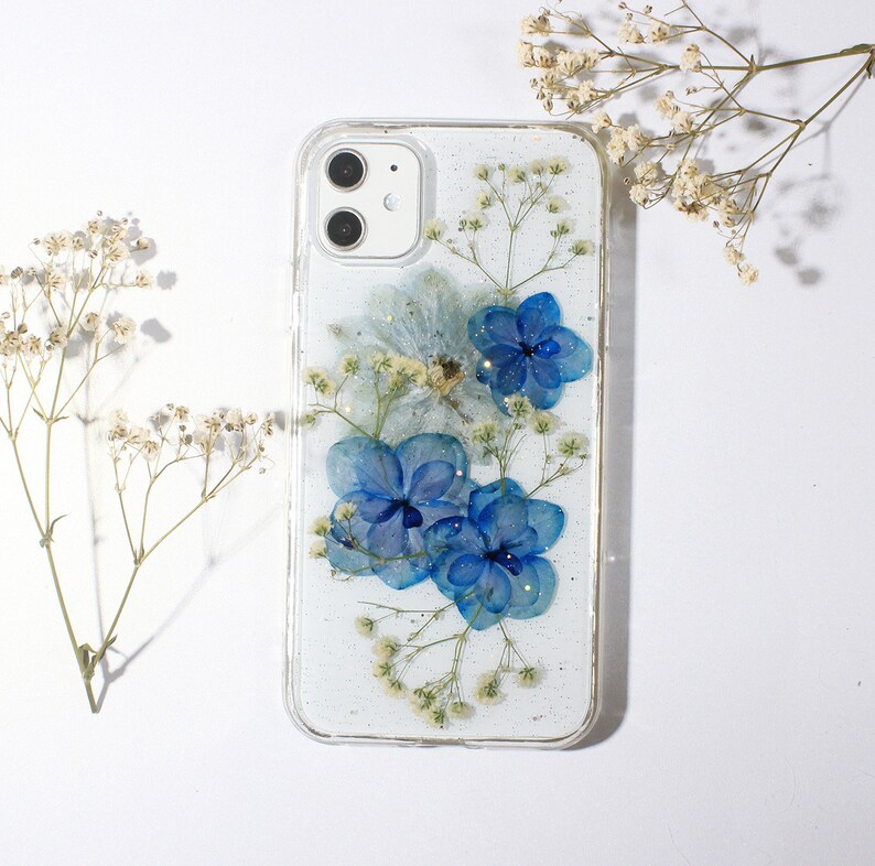 Pressed Flower Phone Case iphone 11 Case Real Dried Floral Etsy
