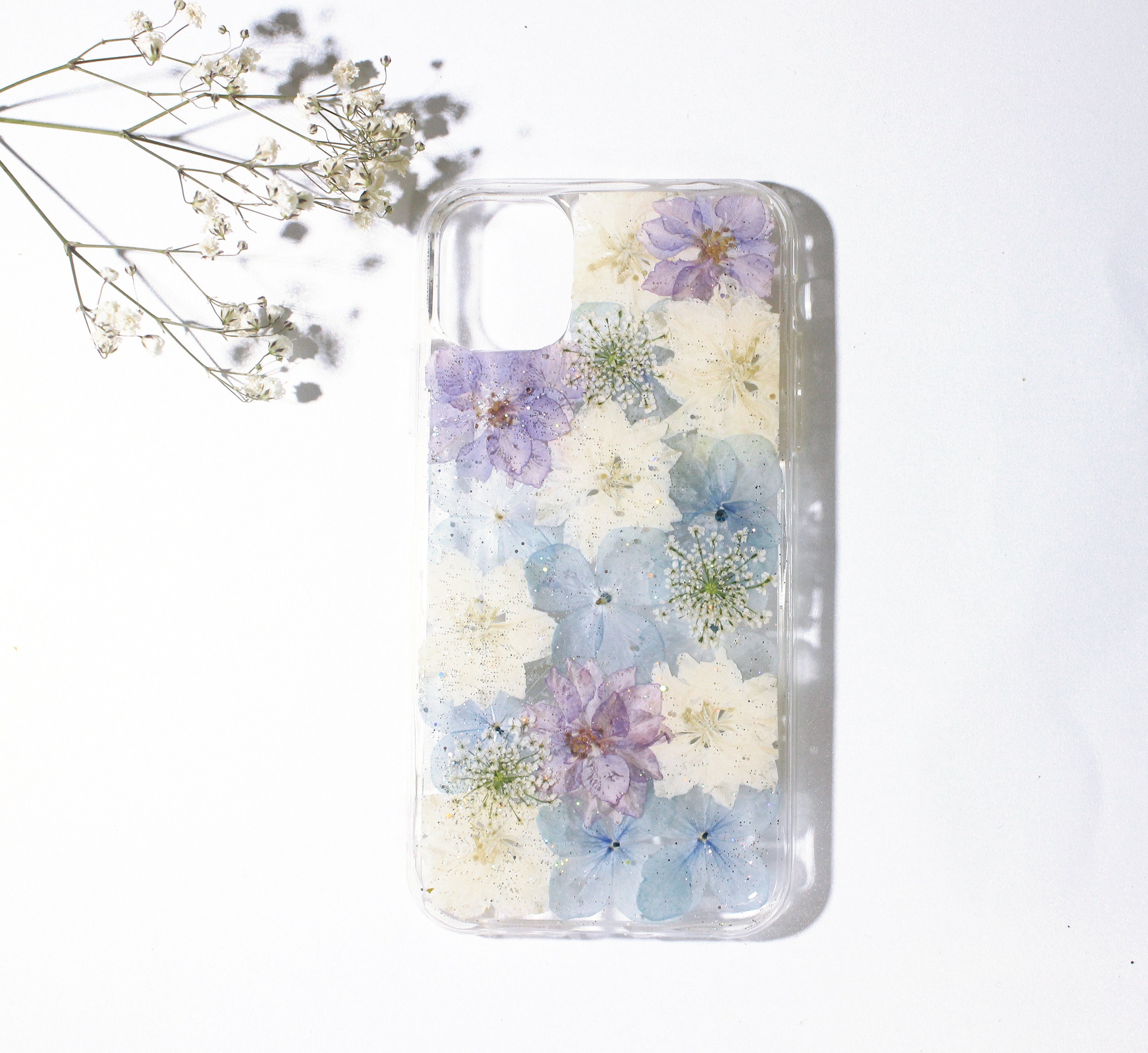 Pressed flower phone case real dried floral iphone 6s 7 8 plus Etsy