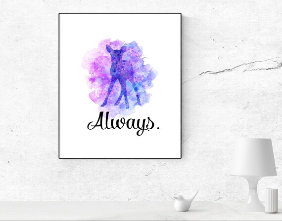 Harry Potter Aquarell Druck Harry Potter Zitate Dobby Druck Etsy