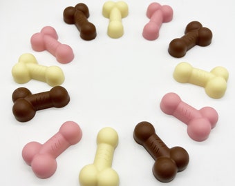 Popping Candy filled Willy penis chocolates (Bag of 8)