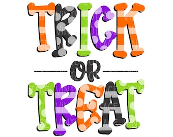 Trick or Treat Sublimation Transfer, Pumpkin, Halloween, Autumn HTV Transfer, Sublimation Transfer