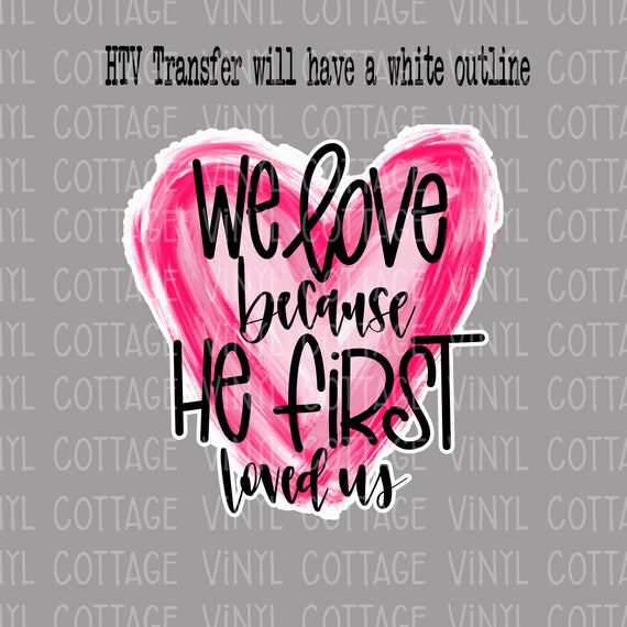 Retro More Love Sublimation Transfer Valentines Day Ready to Press Pink ...