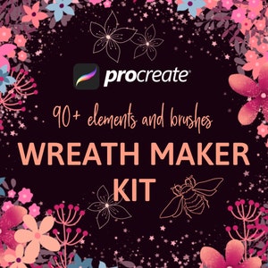 Wreath maker kit for Procreate