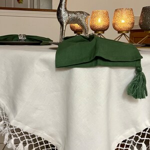 Linen tablecloths .Washed soft linen tablecloths.Custom design tablecloth.Natural dining tablecloths.Vintage tablecloth.