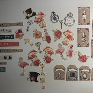 Vintage Alice im Wunderland Ephemera