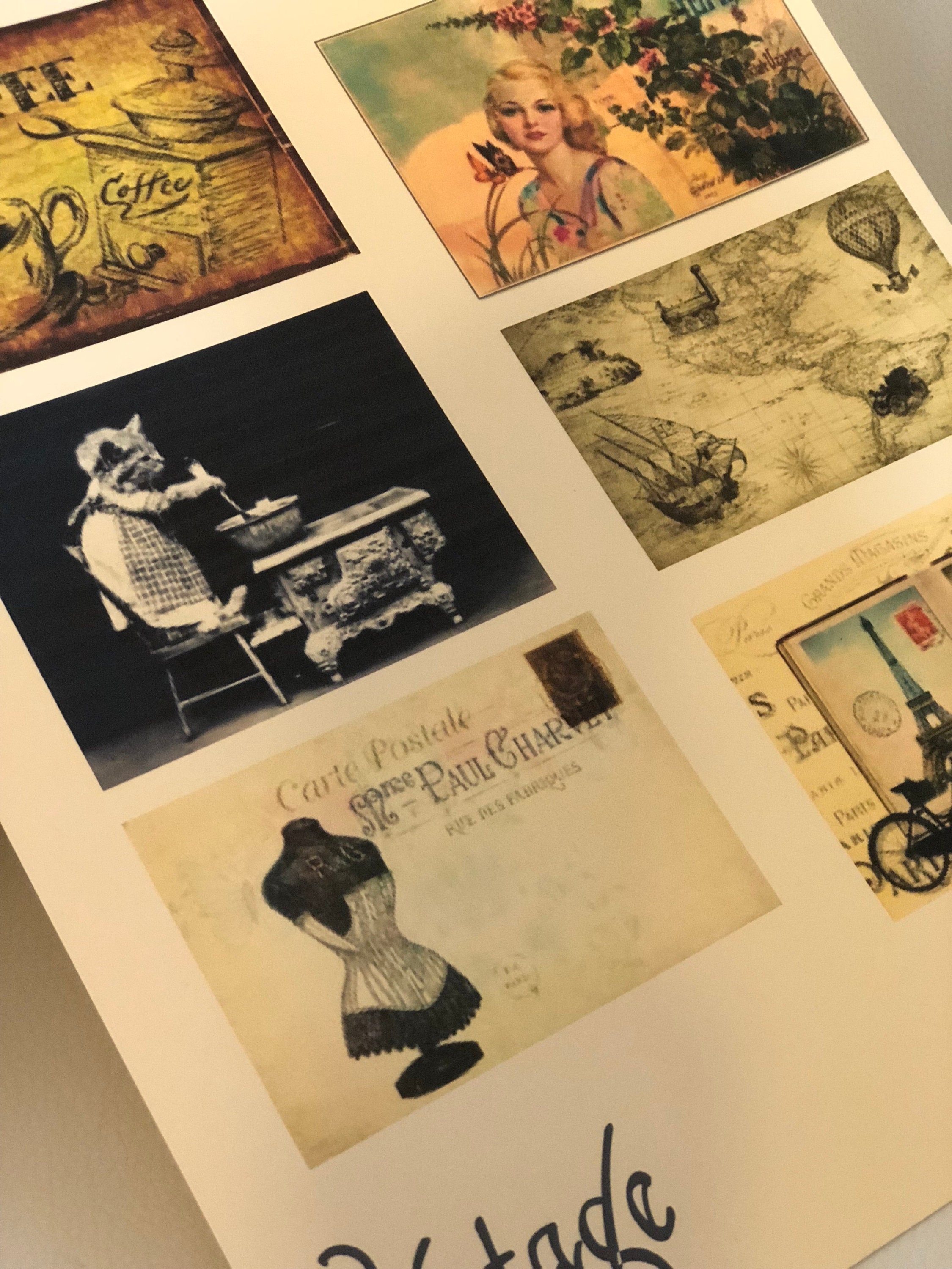 Vintage Postcards | Instant Download - Etsy