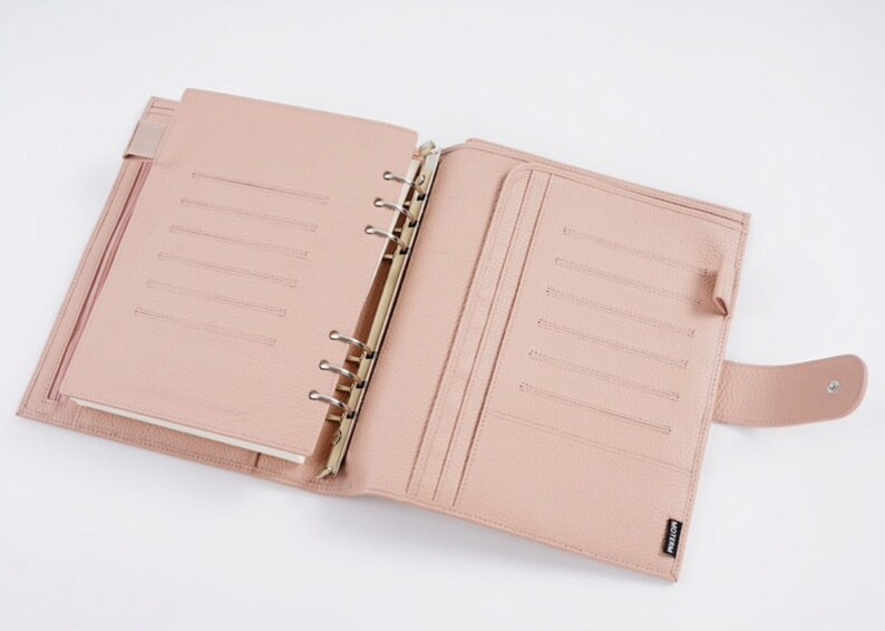 A5 100 Genuine Leather Planner with RINGS A5 Agenda Etsy