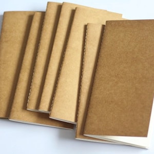 Travelers Notebook Inserts | |Standard TN |Notebook Insert | Calendar | Journal |Kraft |Blank | Grid | Point