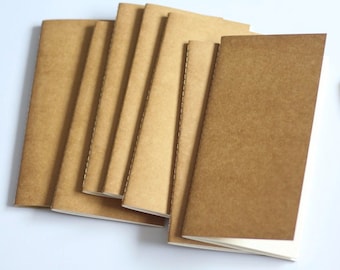 Travelers Notebook Inserts | |Standard TN |Notebook Insert | Calendar | Journal |Kraft |Blank | Grid | Point