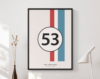 1974 Herbie, the Love Bug Matted Vintage Disney 8x10 Print - Etsy