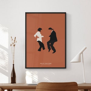 Pulp Fiction Movie Poster Digital Download | Minimalist Movie Poster | Wall Art Print | Printable Wall Art | Movie Print | Gift Idea