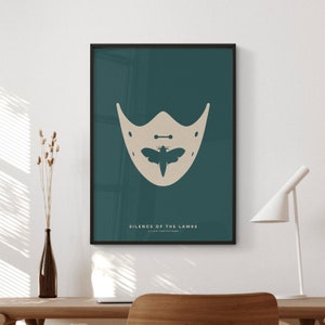 Silence Of The Lambs Movie Poster Digital Download | Minimalist Movie Poster | Wall Art Print | Printable Wall Art | Movie Print | Gift Idea