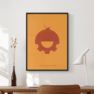 Clockwork Orange Movie Poster Digital Download | Minimalist Movie Poster | Wall Art Print | Printable Wall Art | Movie Print | Gift Idea