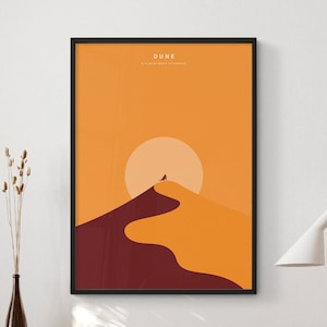 Dune Movie Poster Download Digitale / Poster Minimalista del Film / Stampa Artistica da Parete / Arte da Parete Stampabile / Stampa del Film / Idea Regalo