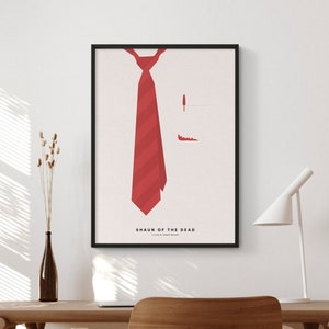 Shaun Of The Dead Movie Poster Digital Download | Minimalist Movie Poster | Wall Art Print | Printable Wall Art | Movie Print | Gift Idea