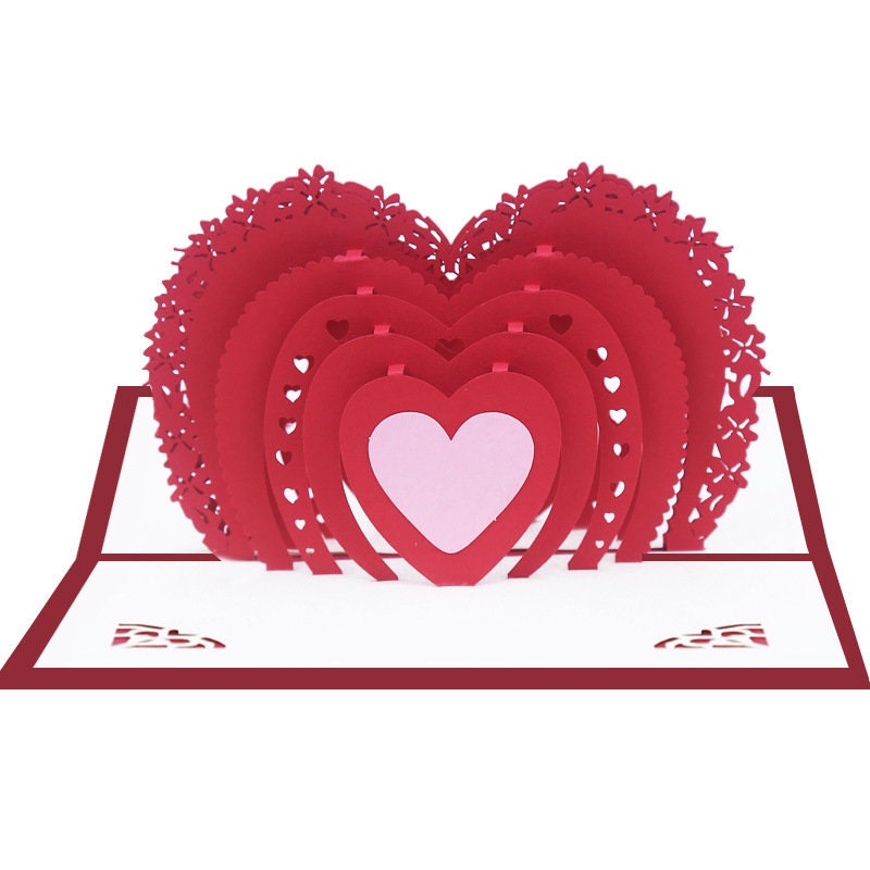 MOM Love Heart 3D Pop-up Card. Mother’s Day Collecton. Sweet Surprse - View #5