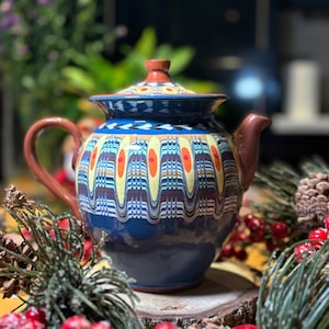 Pottery Teapot - Handmade Ceramic Teapot - 950ml Capacity - Unique Mother&#39;s Day Gift