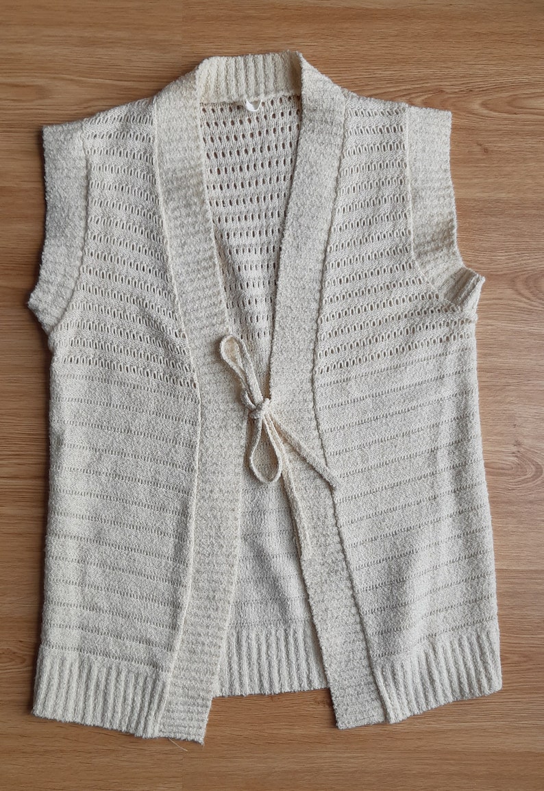 Vintage 70s long vest hooks