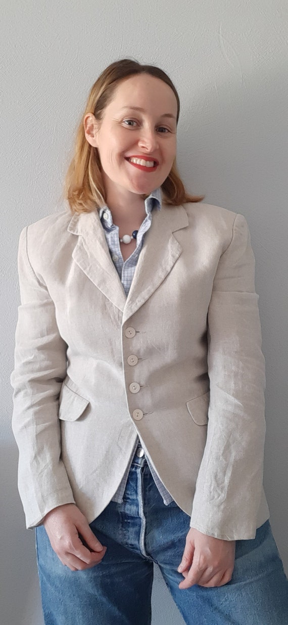 Vintage 90 Cacharel blazer linen