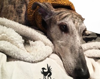 Snood pour chien. Echarpe pour la promenade ! Galgo, Whippet, lévrier italien ou sur mesure.