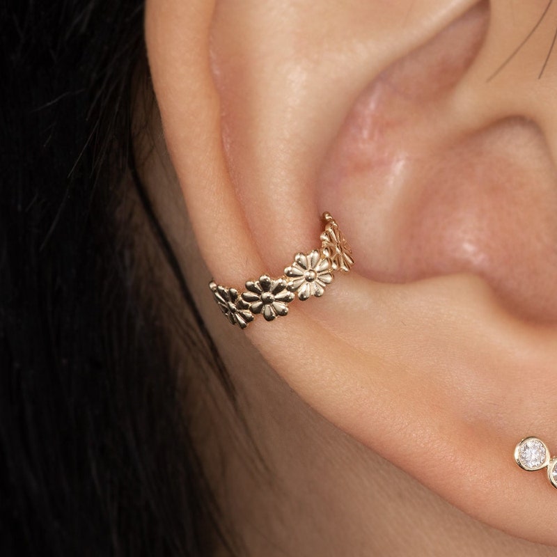 Gold Cuff Earrings - Etsy