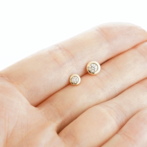 Vinayak American Diamond Stud earrings(baby) : Amazon.in: Fashion