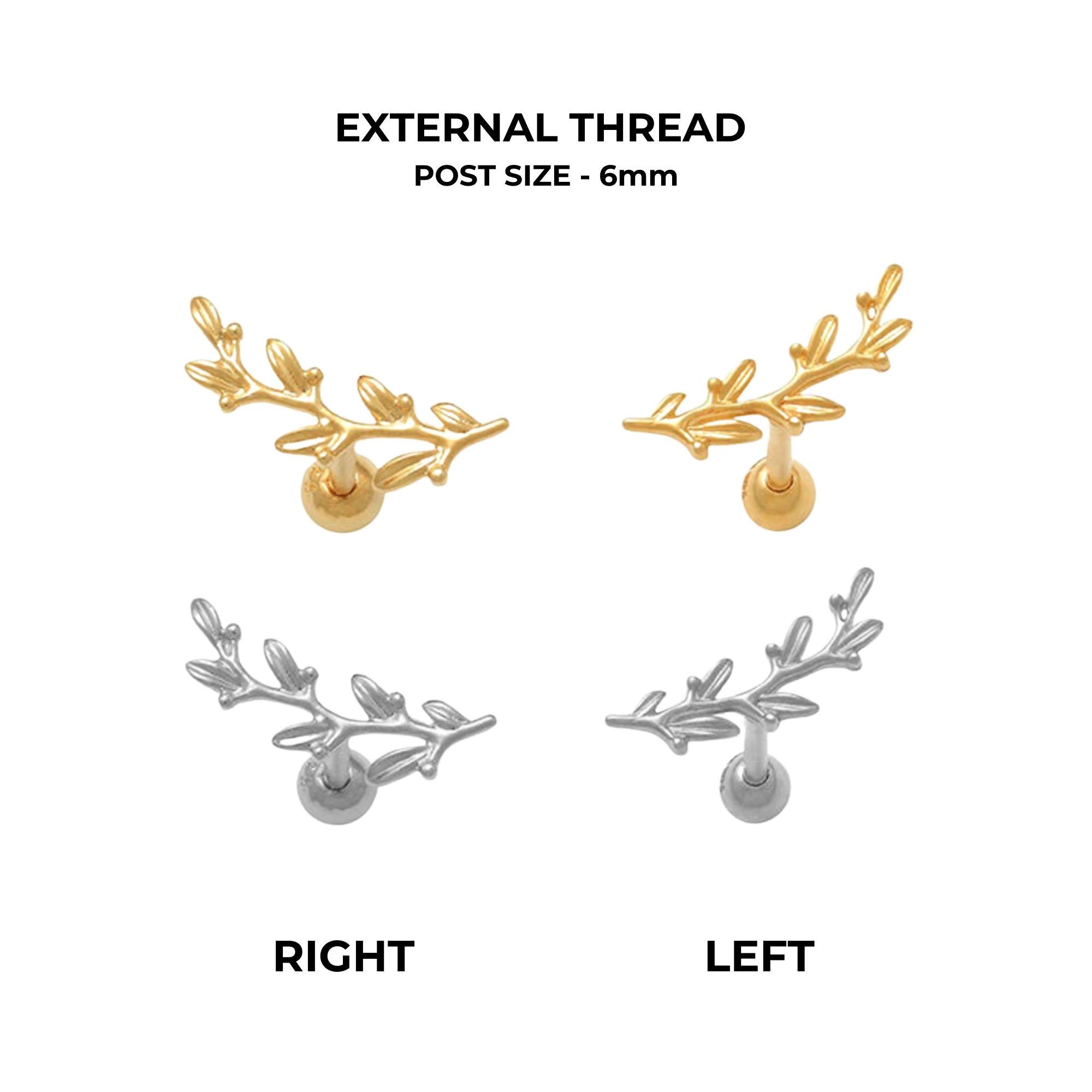 LOLIAS 27Pcs 16G Orecchini a cerchio per cartilagine per donna Uomo Acciaio inossidabile CZ Labret Helix Piercing Trago Orecchini a lobo Forward Conch Piercing Jewelry Set