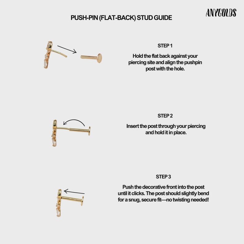 14Kゴールドダガースタッドイヤリング、ソリッドゴールドシングルイヤリング、剣型軟骨ピアス18G 画像 11