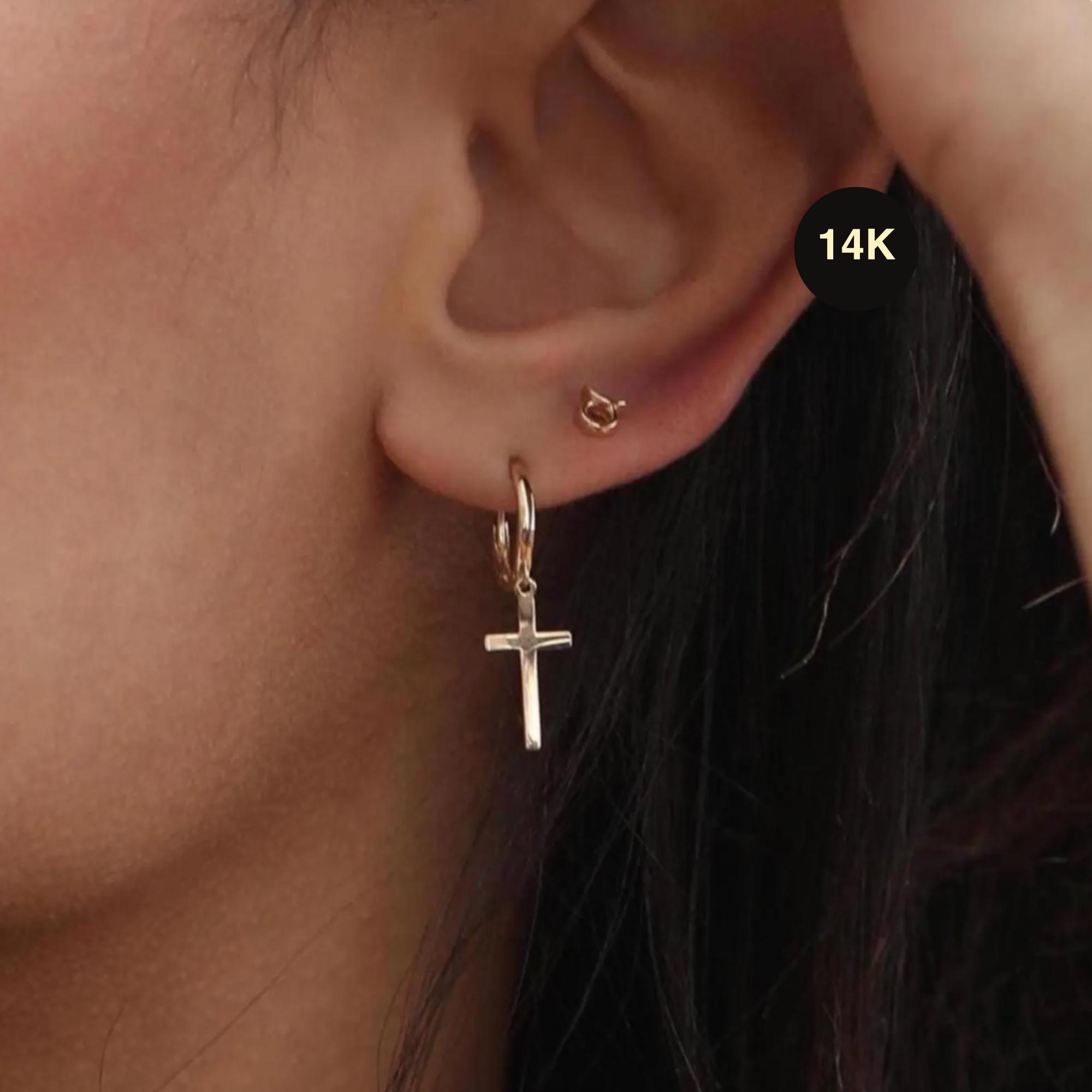 Popstar Jewely Bts Jimin Cross Earrings Kpop Earrings Stainless