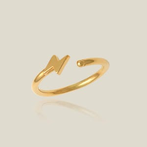 14K REAL Solid Gold Lightning Nose Hoop Ring, Cartilage Daith Helix Tragus Conch Rook Snug Body Hoop Ear Nose Ring Piercing Jewelry 18Gauge
