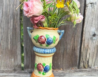 Vintage Japanese Flower Vase + One Free! Made in Japan Retro Mid