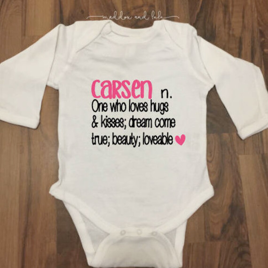 Name Definition Onesie // Infant // Name // Newborn // Take Etsy