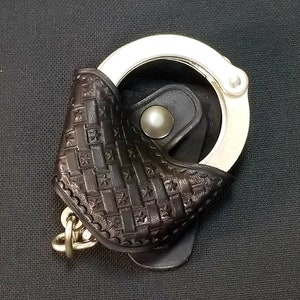 Boston Leather Open Top Handcuff Case