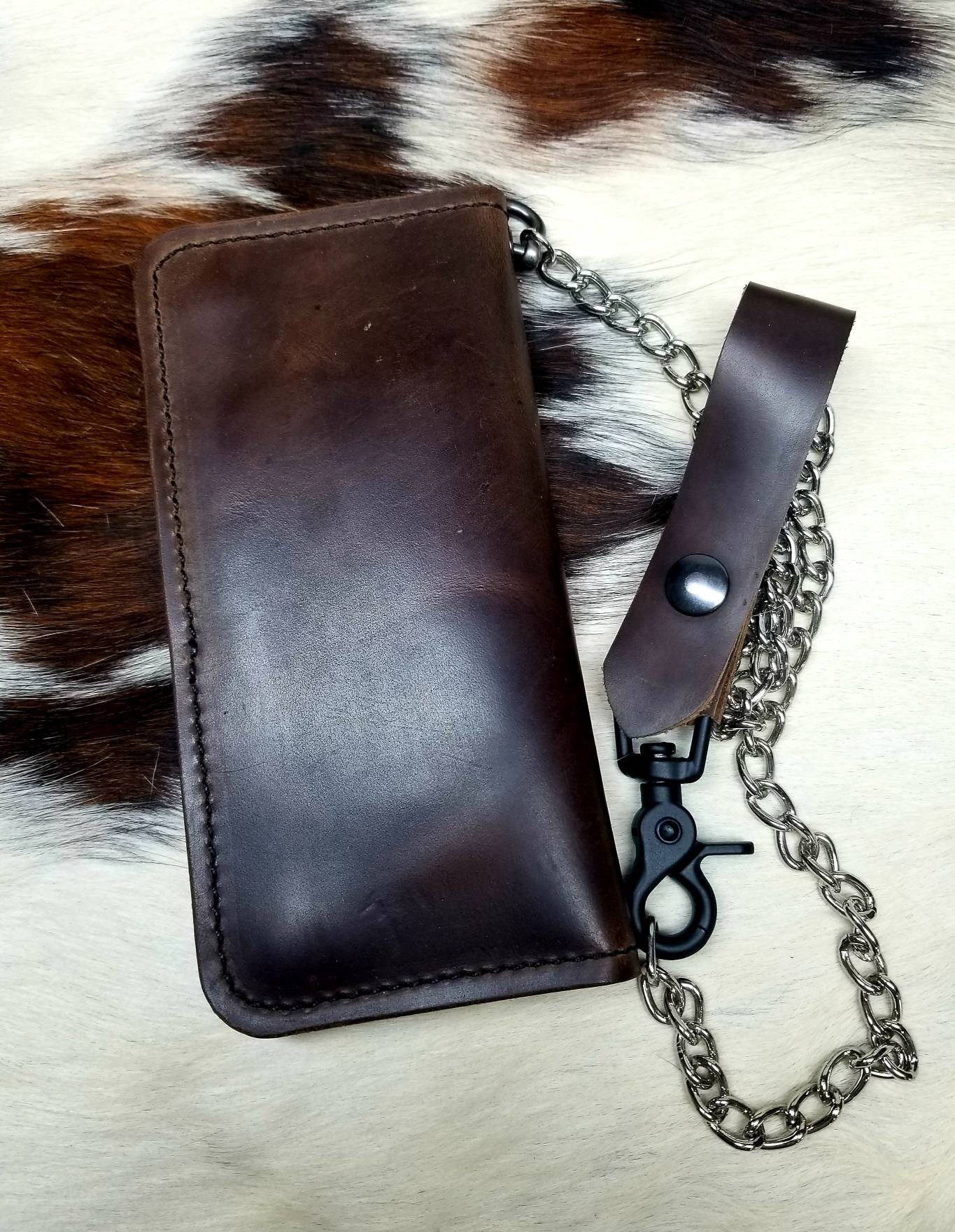 Biker Chain Wallet Etsy