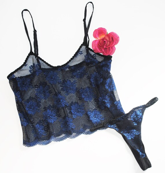lace camisole and panty set