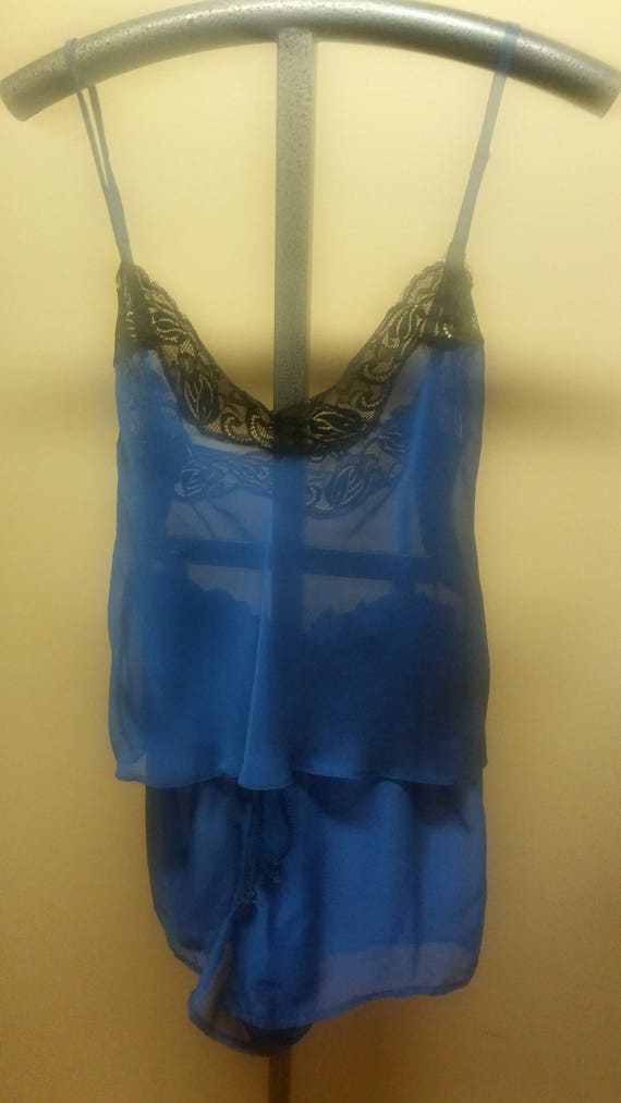 black chiffon camisole