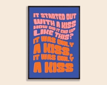 Started With a Kiss - Etsy