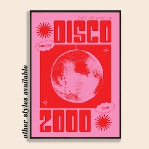 Disco 2000 | Pulp | Jarvis Cocker | Print | Artwork | Poster | Home Decor