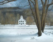 Vermont Church - Glicee archival print signed by the artist