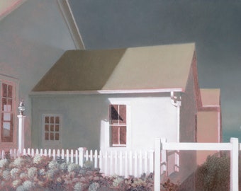 Meetinghouse Entrance - Giclee archival print, signed by the artist.